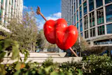 The city of Boston is the recipient of the first and only public sculpture in the United States by the late Italian artist and designer Gaetano Pesce. Titled <i>Double Heart</i>, it’s a celebration of love, joy, and connecting with others.