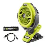 Ryobi USB Lithium Misting Fan