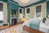 The home’s interiors are dotted with historic fireplaces.