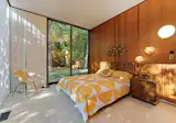 Local company Charlotte Vintage staged the room with 50 pieces of vintage, period-accurate furniture. 