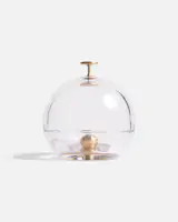 The Object Clear Crystal Ashtray with Dome