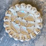 Vintage Inspired Gold and Opal Oyster Plate