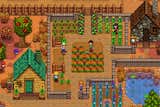 A still from the game Stardew Valley, which exploded in popularity during the pandemic. 