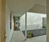 A view of the first courtyard, just inside the front door.