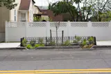 New York has installed curbside rain gardens, such as this one in the Bronx, to alleviate its overworked sewer system.