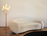 The Polar Bear sofa by Jean Royère in 1947 did Cloud Dancer before Cloud Dancer did.