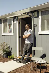 Most of the participating cabin "adoptees" added potted plants or chairs outside the cabins, but the makeovers were primarily focused on the interiors.