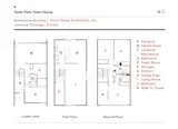 Floor plan of Hyde Park Town House renovated by Vinci Hamp Architects, Inc.
