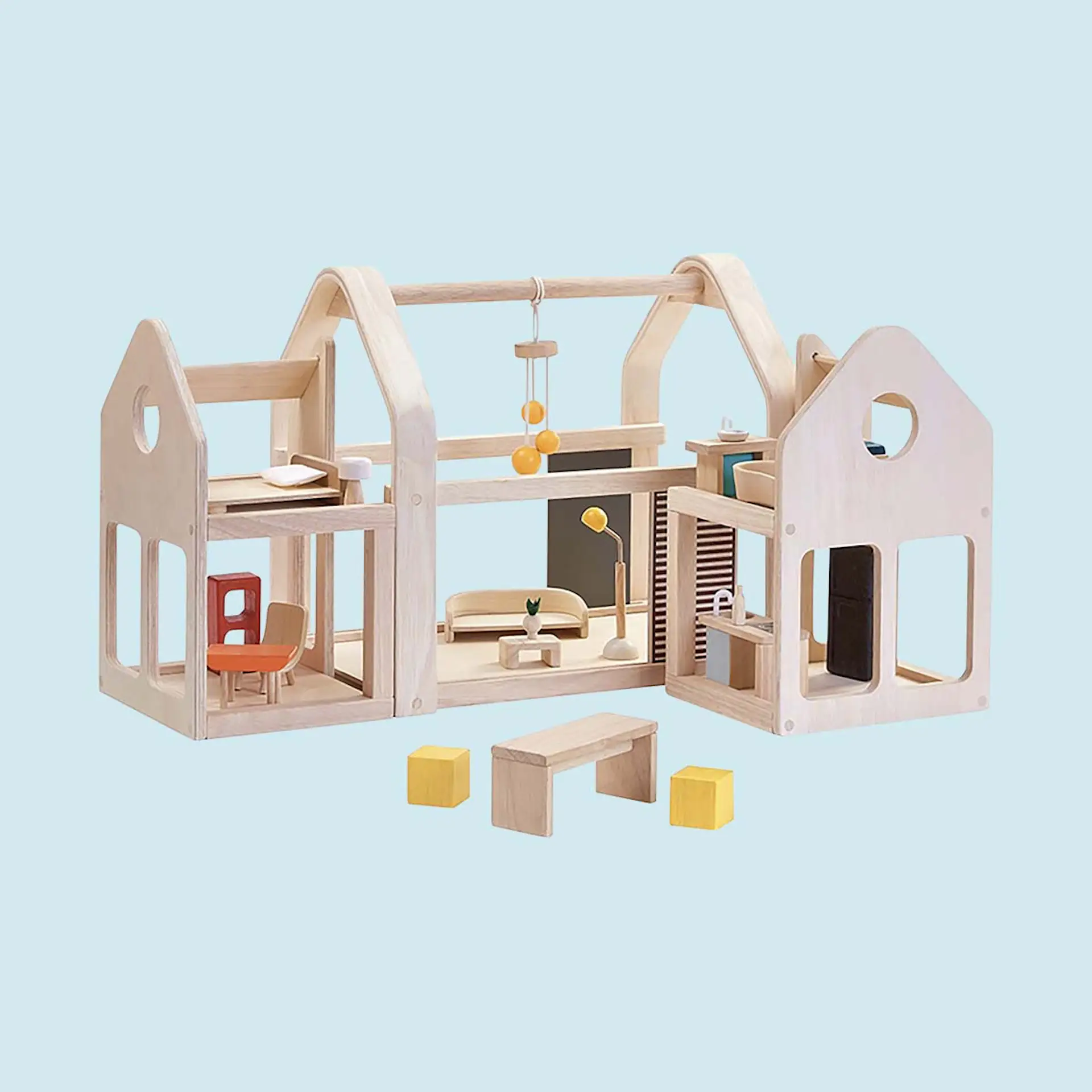 Mochi Kids Slide N Go Doll House by Plan Toys