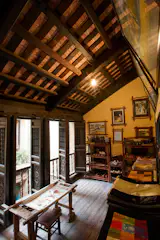 Typical tube house in the historic town center of Hanoi, Vietnam, Southeast Asia, Asia