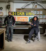 Founded by Kyle Dubay and Bo Shepherd in 2014, Woodward Throwbacks is a design studio that gives new life to salvaged materials sourced in Detroit.