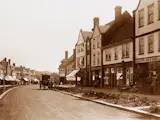 A 1909 street view of Letchworth.