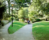 Radburn, New Jersey, adapted some of Howard's planning principles for the motor age.