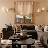 The soft curve design shown here features a relaxed silhouette with upturned sides for added visual charm.