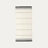 Belle Black Runner Rug by Pappelina