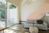 The guesthouse adds an additional 679 square feet.