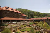 The Grove Park Inn in Asheville, North Carolina. I know the exterior is hobbit-y but it’s really the interior we’re talking about.