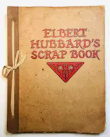 A copy of Elbert Hubbard's Scrapbook, similar to the one on display at the Grand Californian.