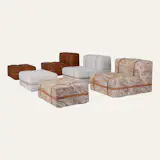 Haybale Lounge Chair with Footstool by Nicholas Baker for MOOOI