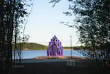 Is Sweden’s Purple Crystal Sauna Making Climate Change… Fun?
