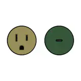 Bocci 22 System Adjustable Corded Single Type-B Outlet — Ø46mm