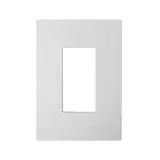 Hampton Bay 1-Gang White Decorator/Rocker Plastic Wall Plate
