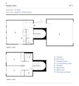 Floor plan of Seattle ADU by 0.blok