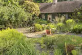 Epping’s gravel garden allowed him to grow more drought-tolerant plants, many of which he hadn’t been able to host at his residence before, such as ‘Skyracer’ purple moor grass known for its tall flower stalks that turn gold in fall.