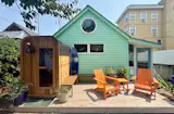 I Built a Sauna in My Tiny New York City Front Yard in Just One Weekend