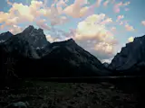 Sunrise on Grass Island. Grand Teton National Park.