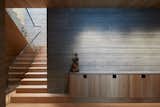Staircase, Metal Railing, Glass Railing, and Wood Tread  Photo 15 of 23 in The Palisades Residence by Abramson  Architects