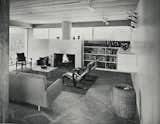 The third house that Breuer built for his family is located in New Canaan, Connecticut, and features many of the designers' furnishings, including the Isokon armchairs from 1935. (1951)