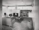 The third house that Breuer built for his family is located in New Canaan, Connecticut, and showcases many of the designers' furnishings, including his Isokon armchairs from 1935. (1951)