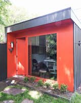 Shed & Studio and Living Space Room Type Fein designed and built a 120-square-foot structure on his Kansas property to serve as a studio space for him and one other employee when the firm was starting out.  Photo 2 of 11 in Rebooting One Kansas House at a Time