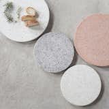 Terrazzo platters from Serax feature an innovative use of the building material.