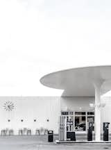 Gas station in Copenhagen, Denmark designed by Arne Jacobsen.