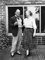 Alvar Aalto with this wife Alissa; Photo courtesy of the Alvar Aalto Museum 
