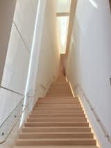 Throughout the new space, maple-clad stairs lead visitors to the different galleries. Each one is unique and is flooded with natural light steams through windows from various directions.  Photo 5 of 12 in A Rare Glimpse Inside the New SFMOMA