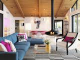When the tours pick back up on Saturday, June 25th, we’ll be sharing houses throughout Los Angeles’ East Side and the Hollywood Hills. One of the stops will include the Black House in Studio City, which was originally built in 1978 and renovated in 2014 by Scott Harris of AH2 Construction. The interior includes an original high-beamed pitched wood ceiling with a floating fireplace by CF + D Custom Fireplace Design. &nbsp;