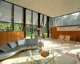Since the large windows had gone through some harsh wear and tear over the years, Ferris decided to replace the old window panels with new double-paned windows while following Johnson’s original drawings. Ferris personally knew Johnson and made sure to stick to his vision when restoring the house.&nbsp;