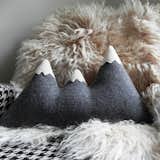 Three Peak Mountain Pillow for $75 from Alpine Modern