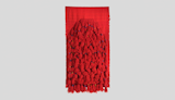 New York-based gallery Demisch Danant presented a number of textile artworks, some of which were created by revered textile artist, Sheila Hicks. Shown here is a wool prayer rug that she created in 1972.&nbsp;
