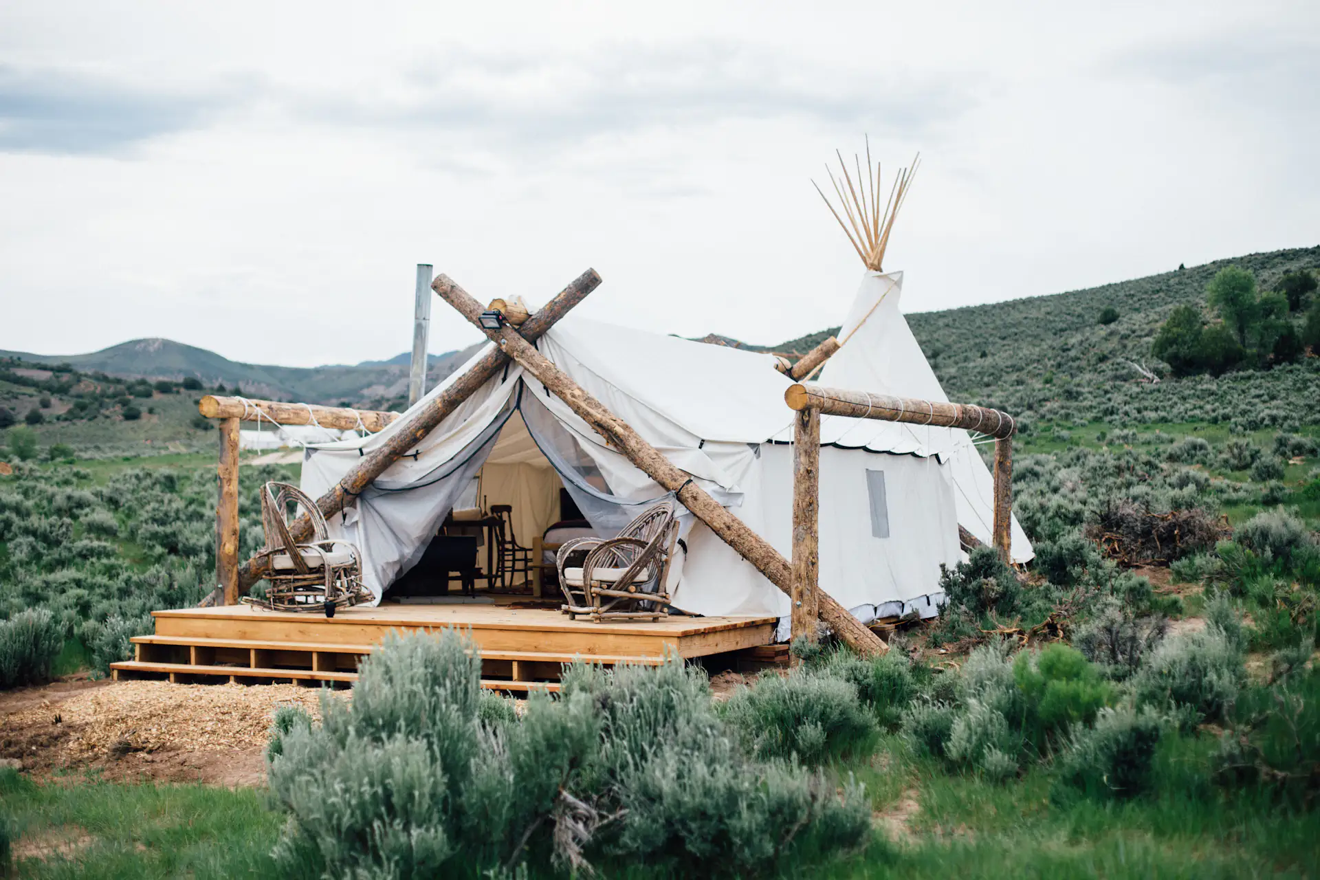 Vail’s property sits on 1,000 acres of working ranch land that features horseback riding trails, an onsite winery, and opportunities for hiking and fly fishing. It’s about 25 miles from Vail Village and 15 miles from Beaver Creek.