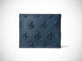 Embossed Anchor Bill Holder

Take the nautical atmosphere anywhere with you by using the Embossed Anchor Bill Holder. Made by Jack Spade, the wallet is beautifully crafted from vegetable-dyed leather. This bill holder has two pocket sleeves and six card holders. The embossed burnished anchor pattern and the dark navy blue color are a perfect reminder of summer holidays spent by the water.
