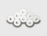 Cloud Concrete Toilet Paper Storage