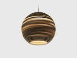 Moon 14 Scraplight Natural Pendant Light