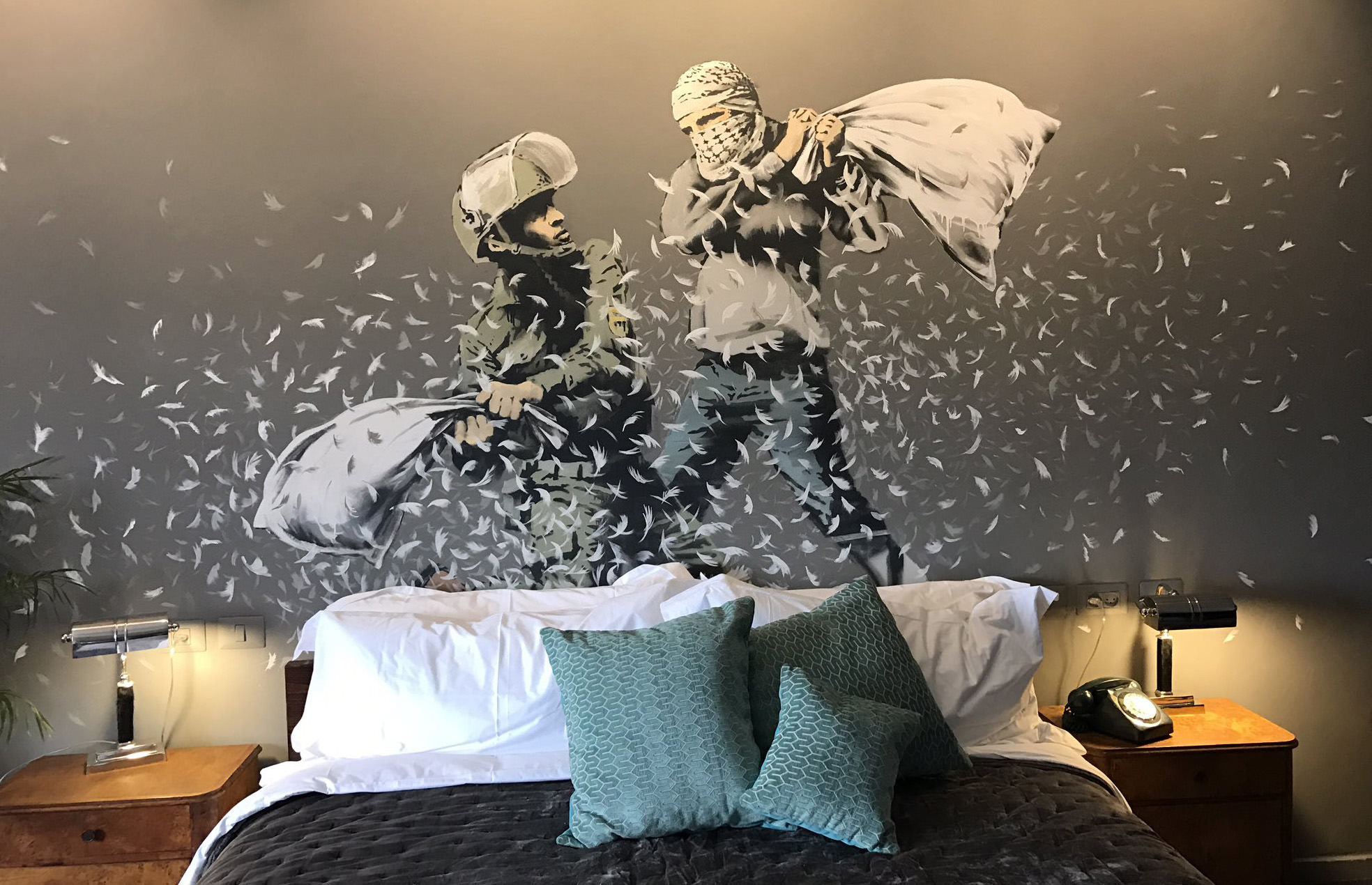 Banksy's The Walled Off Hotel - Dwell