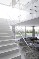 #danbrunn #flipflop #beachfront #residence #venice #california #glass #livingroom #stairs #windows #interior 