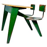 A 1949 desk for two students, designed by Jean Prouve in 1949.