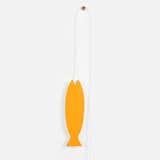 This powder-coated steel light is handmade in Cincinnati, Ohio, by designer Andrew Neyer. Love the graphic shape and color—it also comes in blue and light green. The fish portion is 15 inches long. 

Pet Light by Andrew Neyer www.andrewneyer.com